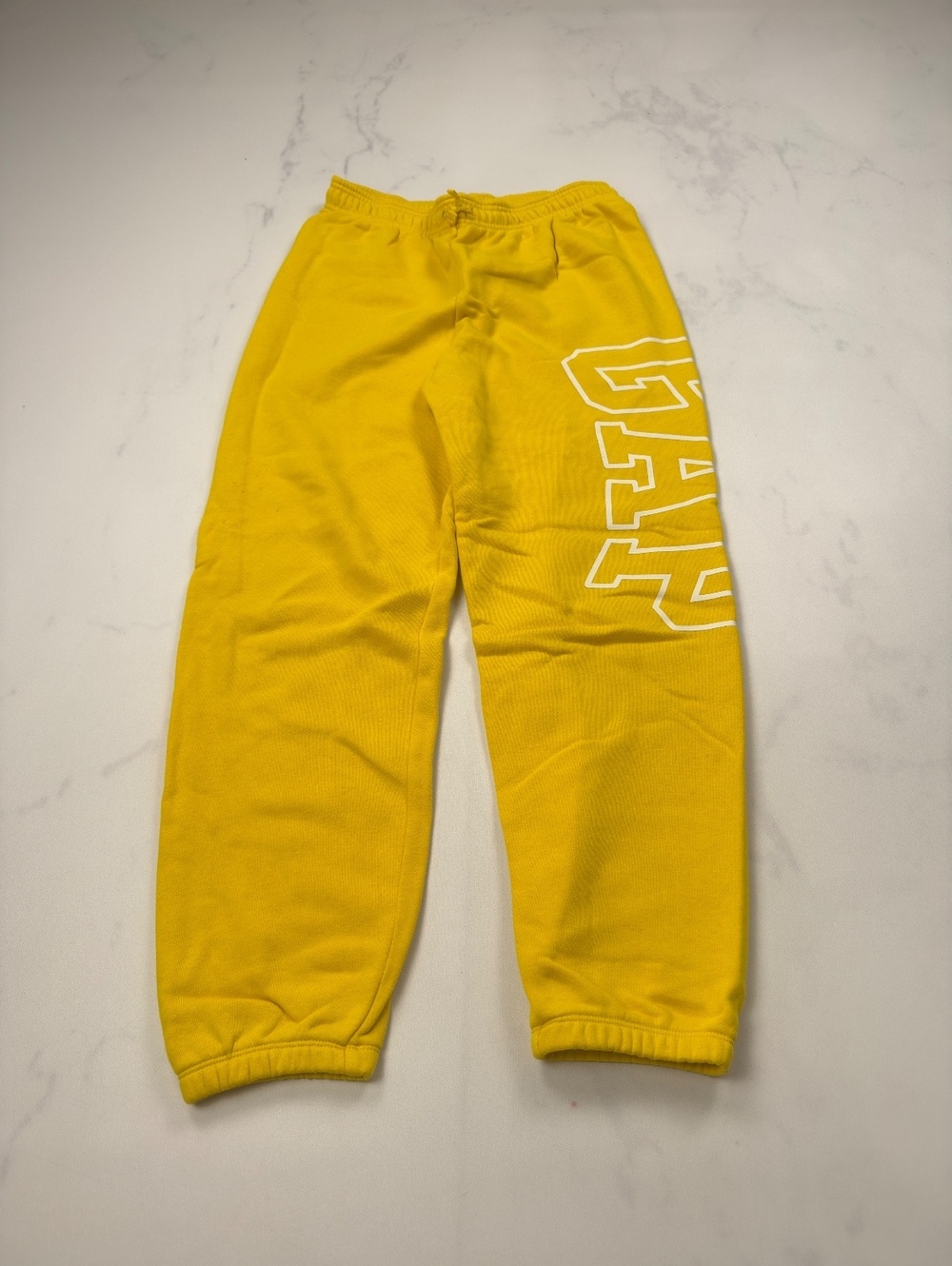 Gap Kids Sweatpants Yellow 2000s Varsity - Boys XXL